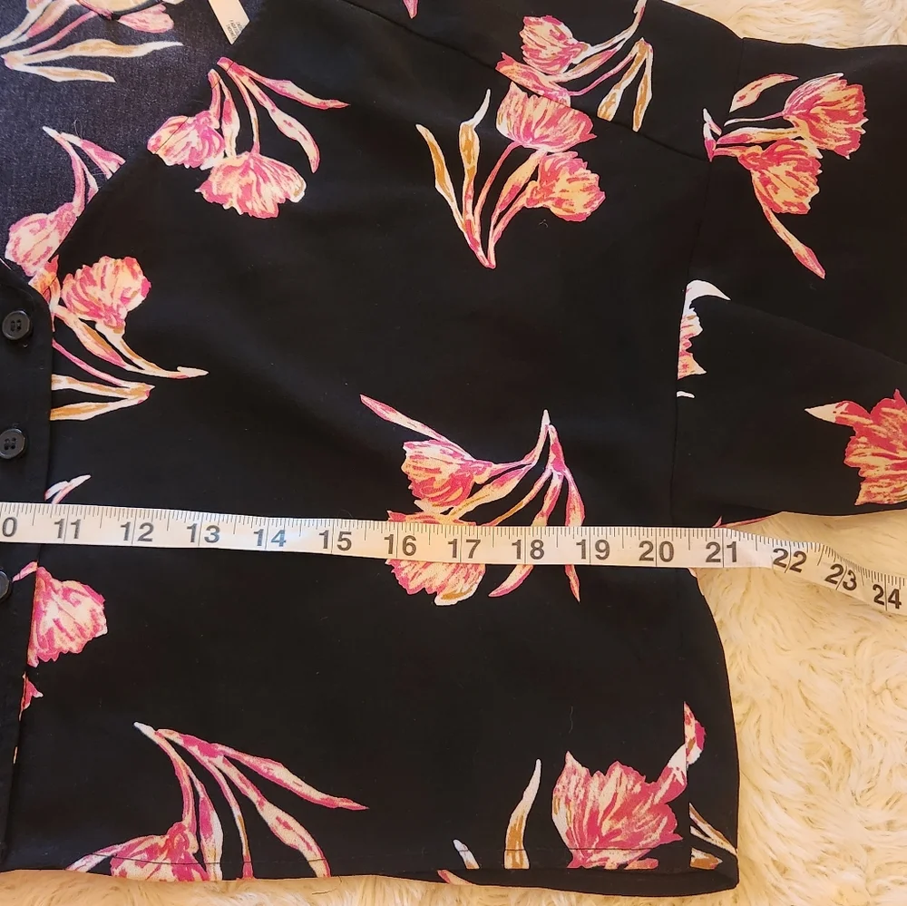 3 Large - X large Tops Red Floral White PINK